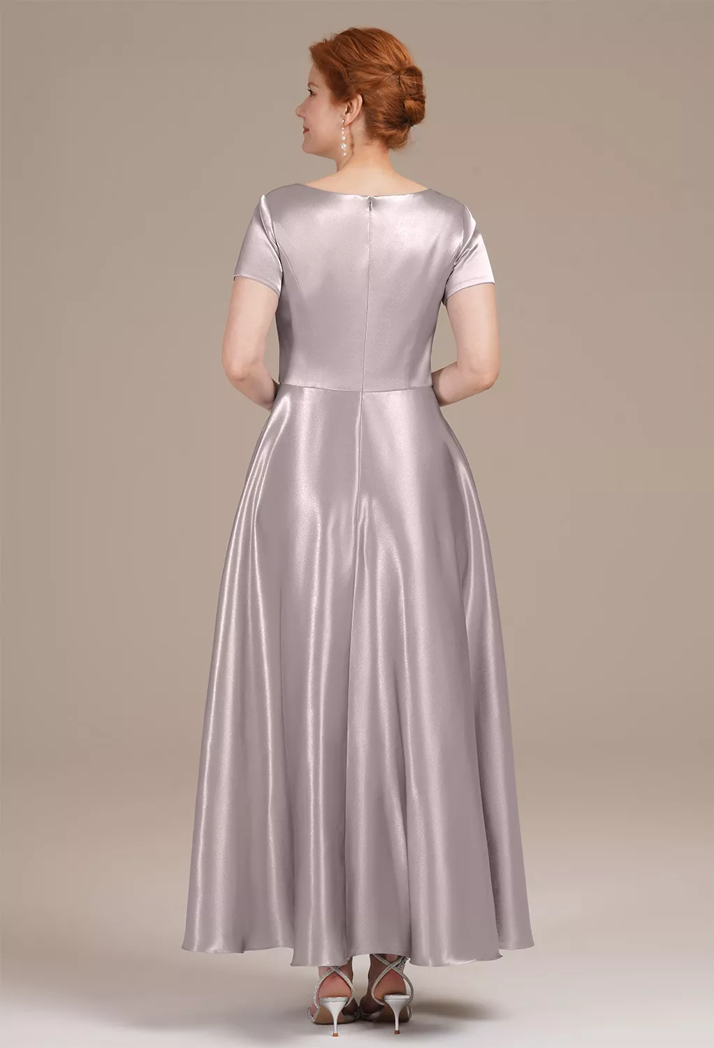 AW Omukama Taupe  Mother of the Bride Dresses